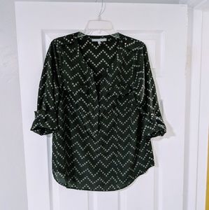 Daniel Rainn Blouse with Roll-up Sleeves